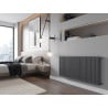 Radiateur Mexen C22 en acier 400 x 1500 mm, connexion latérale, 1778 W, anthracite - W422-040-150-66