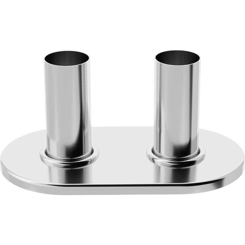 Mexen 2R kit de finition double pour radiateur, chromé - W905-000-01