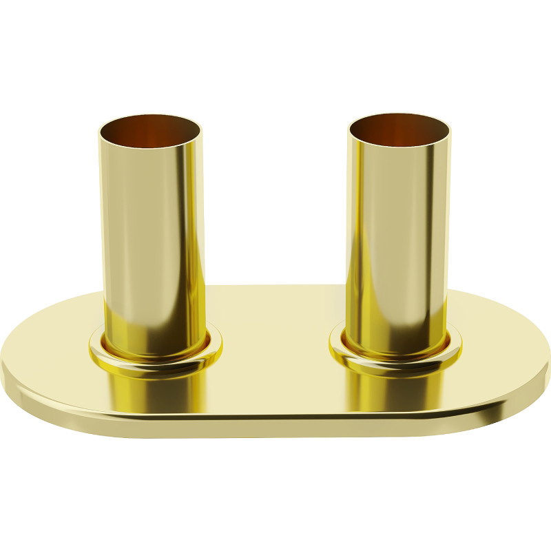 Mexen 2R kit de finition double pour radiateur, doré - W905-000-50