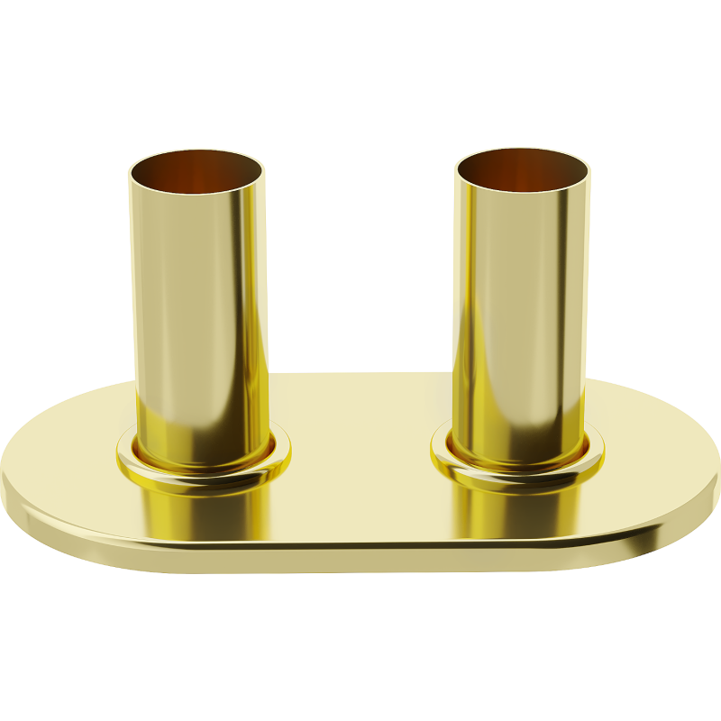Mexen Uni-Term R ensemble masquant double pour radiateur, doré - W905-000-50