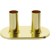 Mexen R ensemble de masquage double pour radiateur, doré - W905-000-50