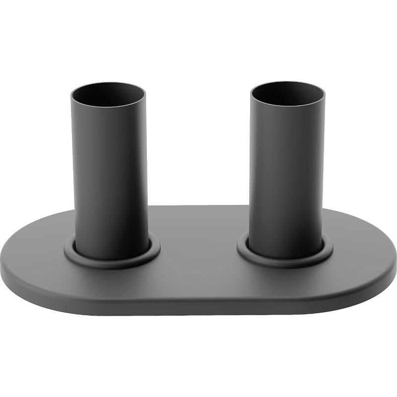 Mexen 2R kit de finition double pour radiateur, anthracite - W905-000-66
