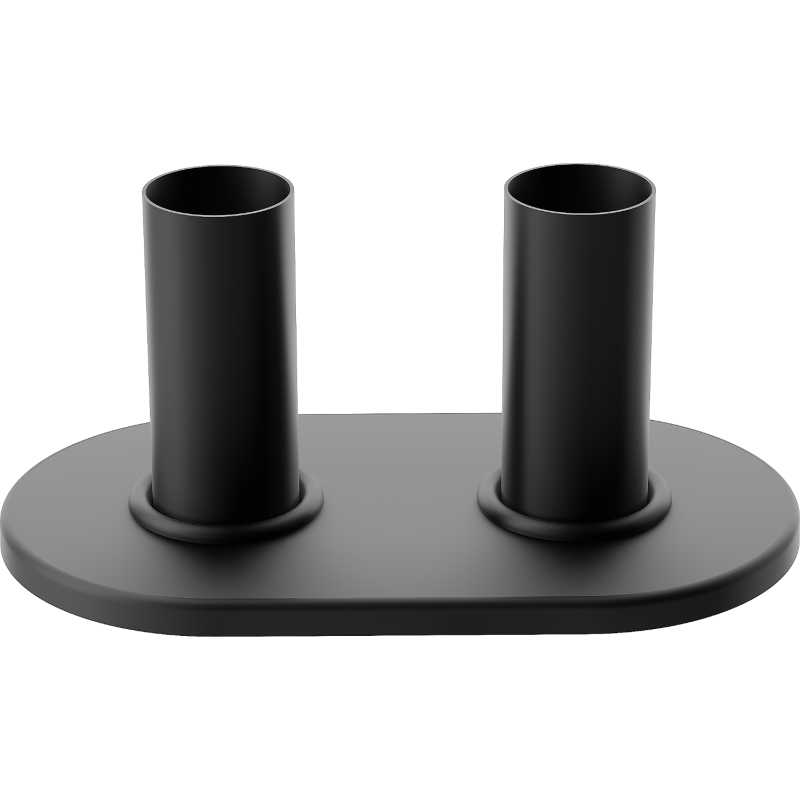 Mexen Uni-Term R ensemble de masquage double pour radiateur, noir - W905-000-70