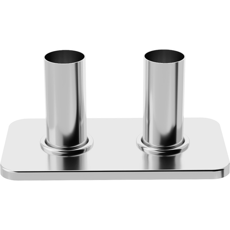 Mexen 2S Ensemble cache-raccord double pour radiateur, chrome - W910-000-01