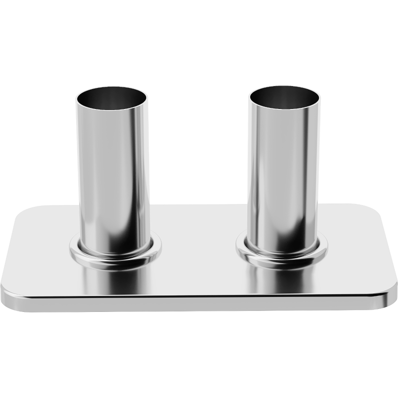 Mexen Uni-Term Ensemble de masquage double pour radiateur, chrome - W910-000-01