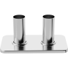 Mexen S ensemble masquant double pour radiateur, chrome - W910-000-01