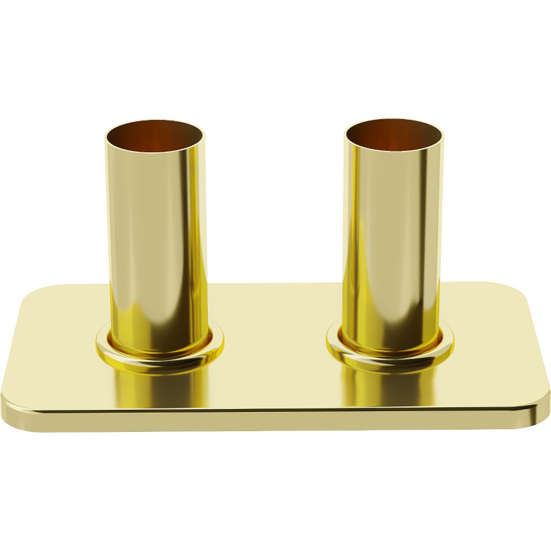 Mexen 2S kit de finition double pour radiateur, doré - W910-000-50