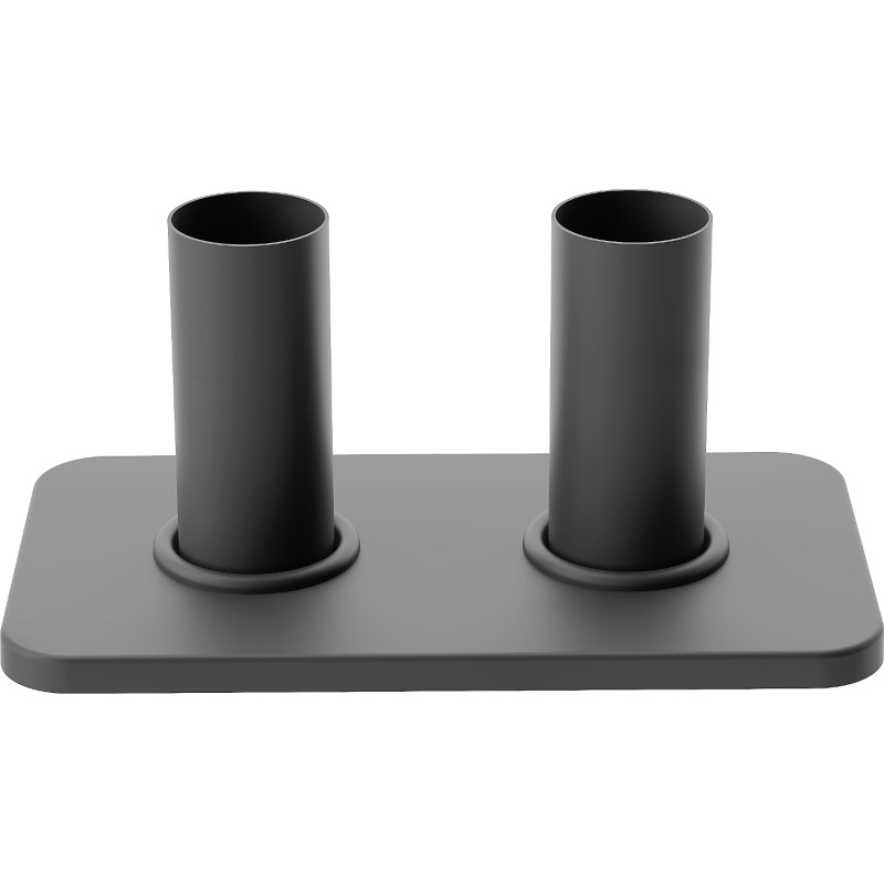 Mexen 2S kit cache double pour radiateur, anthracite - W910-000-66