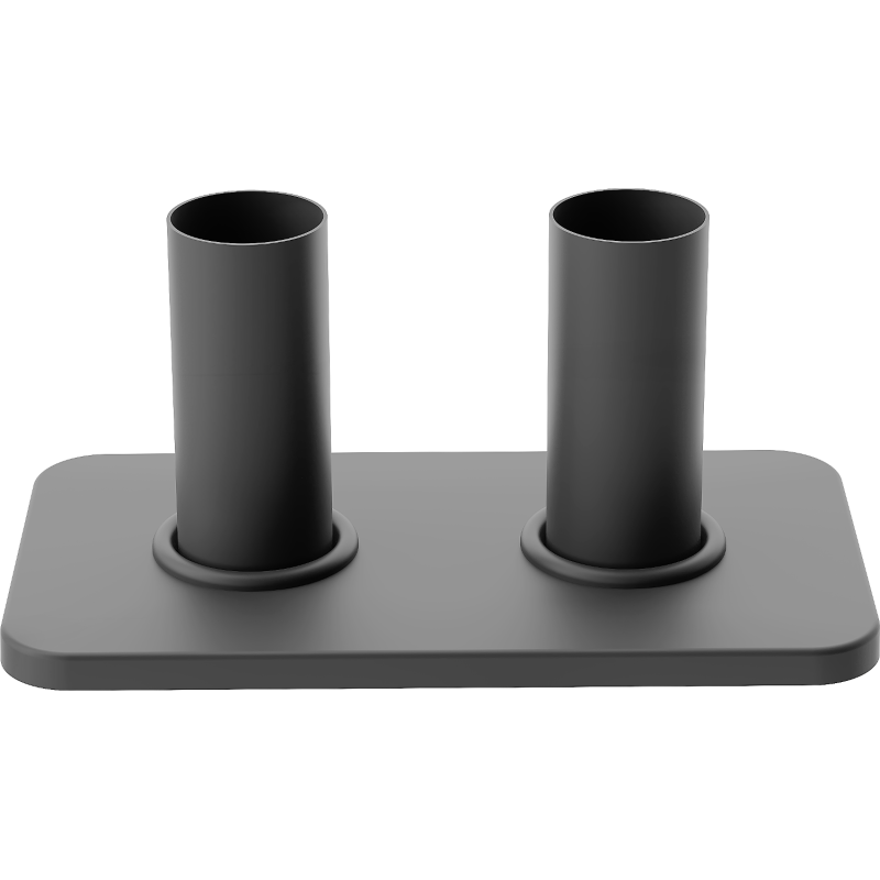 Mexen Uni-Term S ensemble de masquage double pour radiateur, anthracite - W910-000-66