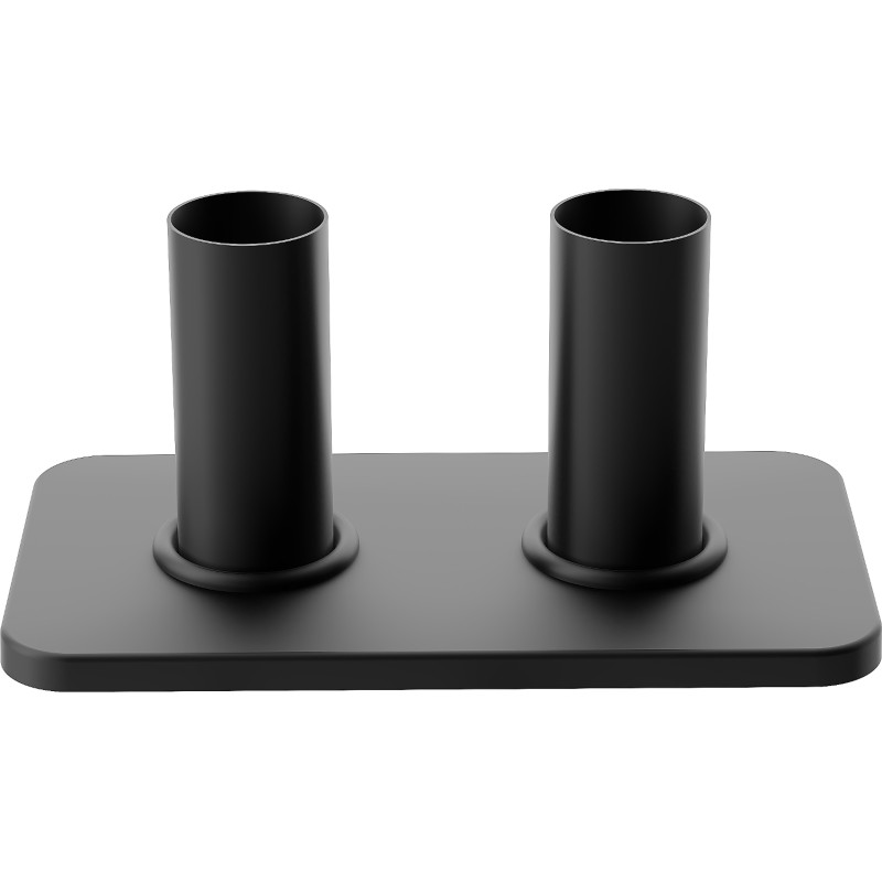 Mexen 2S ensemble cache-double pour radiateur, noir - W910-000-70