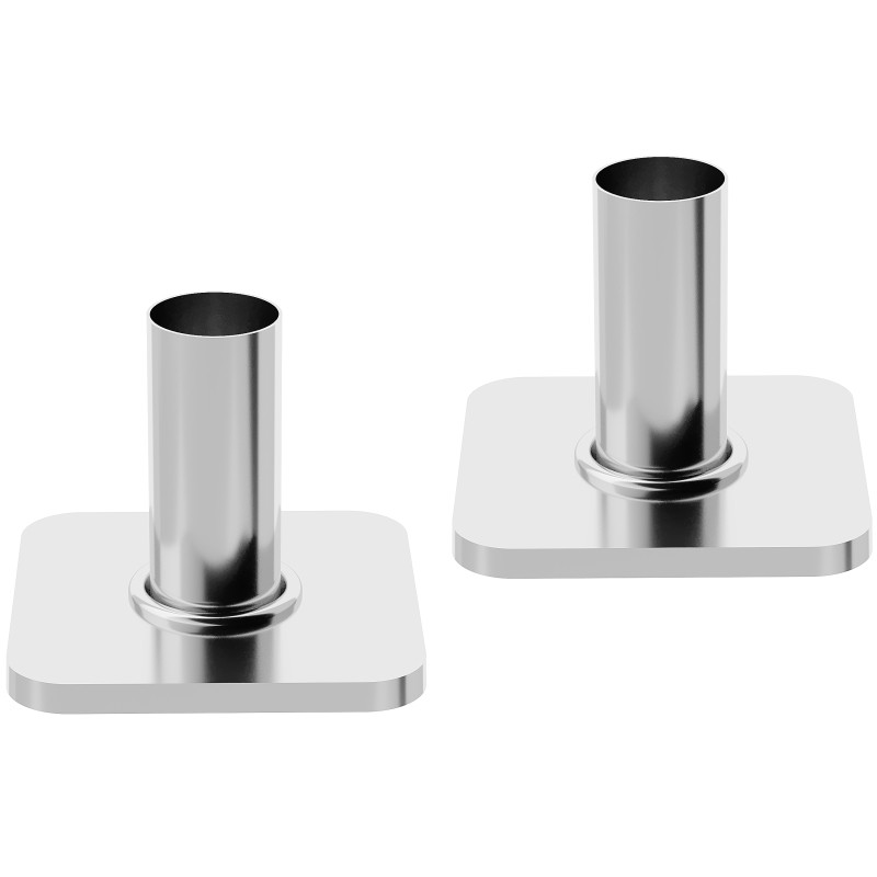 Mexen 1S kit de finition simple pour radiateur, chromé - W909-000-01