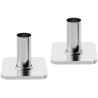 Mexen 1S kit de finition simple pour radiateur, chromé - W909-000-01