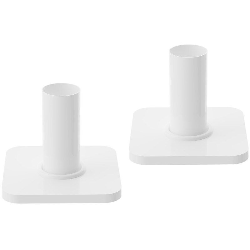 Mexen 1S kit de finition simple pour radiateur, blanc - W909-000-20