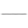 Mexen Line CL11 radiateur à plaques 600 x 1600 mm, raccordement latéral, 1253 W, blanc - W411L-060-160-00