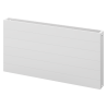 Mexen Line CL22 radiateur plat 400 x 1800 mm, raccordement latéral, 2049 W, blanc - W422L-040-180-00