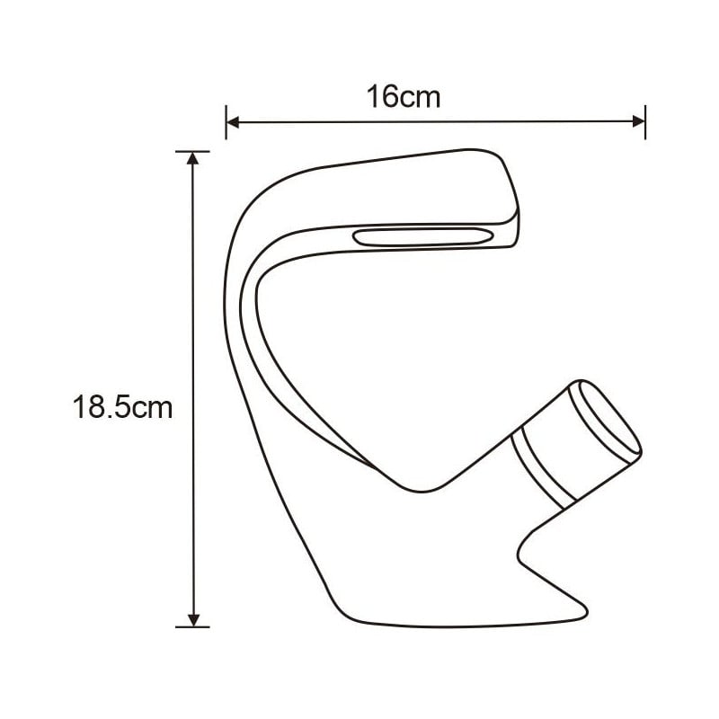 Mexen Cardo robinet de lavabo en or - 747200-50