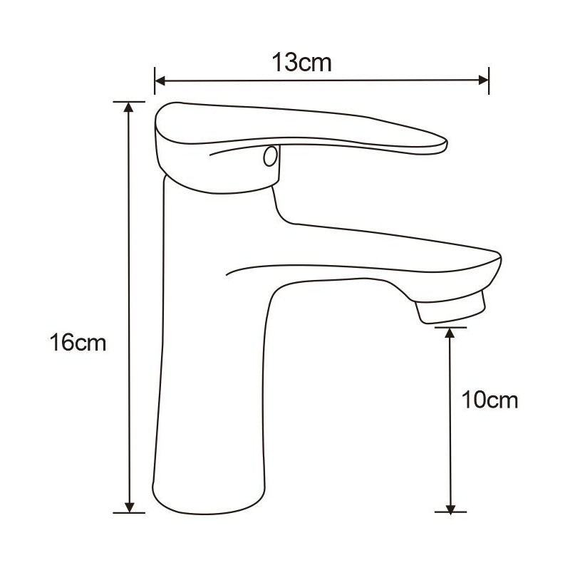 Mexen Irys robinet de lavabo, noir - 747500-70