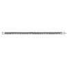 Radiateur à plaques Mexen Flat CVF11 300 x 1400 mm, connexion inférieure, 637 W, blanc - W611F-030-140-00