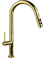 Mexen Ava robinet de cuisine, Or - 672800-50
