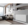 Radiateur à panneaux Mexen Flat CVF11 500 x 1100 mm, raccordement inférieur, 751 W, blanc - W611F-050-110-00