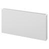 Radiateur plat Mexen CF22 400 x 2000 mm, connection latérale, 2276 W, blanc - W422F-040-200-00