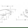 Mexen Asis Porte-savon, Chrome - 7017639-00