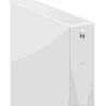Mexen Flat CF22 radiateur à panneaux 900 x 1000 mm, raccordement latéral, 2199 W, blanc - W422F-090-100-00