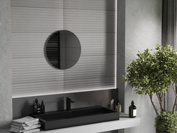 Mexen Alto miroir rond de salle de bain 50 cm - 9853-050-050-000-00