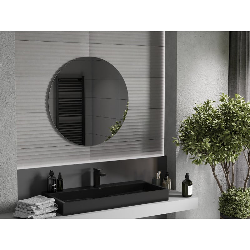 Mexen Alto miroir de salle de bain rond 80 cm - 9853-080-080-000-00