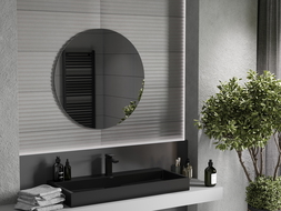 Mexen Alto miroir de salle de bain rond 80 cm - 9853-080-080-000-00