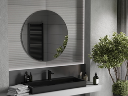 Mexen Alto brillant miroir de salle de bain rond 90 cm - 9853-090-090-000-00