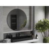 Mexen Alto miroir de salle de bains rond 100 cm - 9853-100-100-000-00