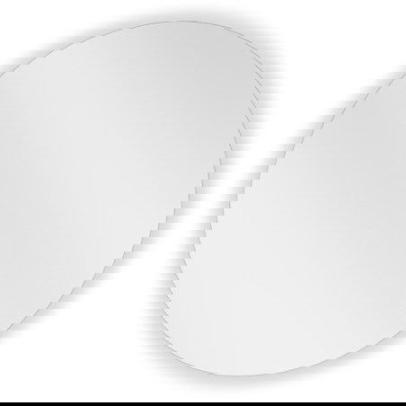 Mexen Alto miroir rond de salle de bain 50 cm - 9853-050-050-000-00