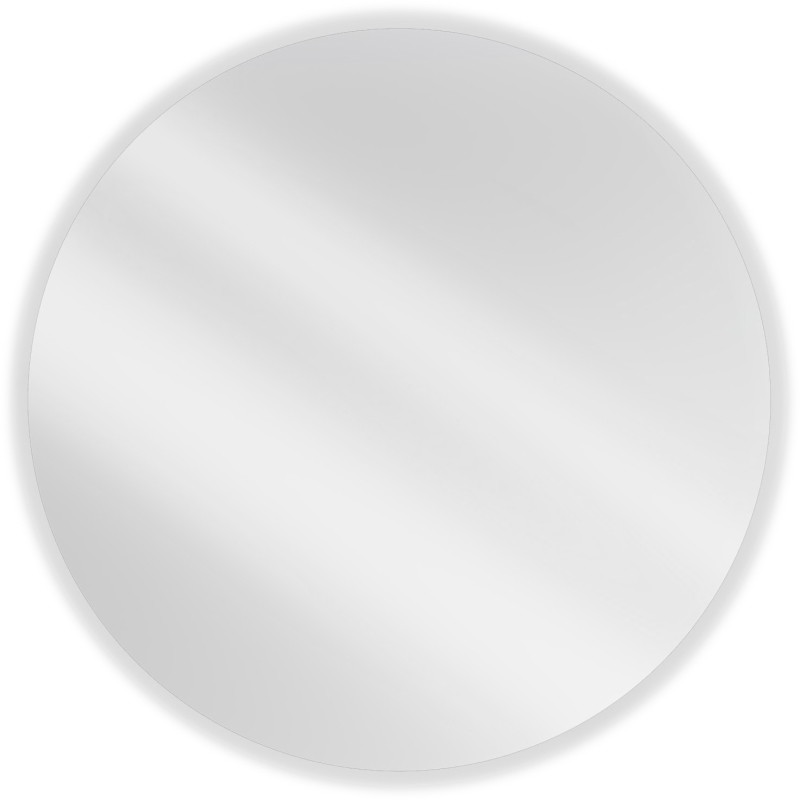 Mexen Alto miroir de salle de bains rond 100 cm - 9853-100-100-000-00