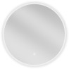 Mexen Erg miroir de salle de bain éclairé, rond 50 cm, LED 6000K, antibuée - 9823-050-050-611-00