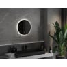 Mexen Erg miroir de salle de bain éclairé, rond 50 cm, LED 6000K, antibuée - 9823-050-050-611-00