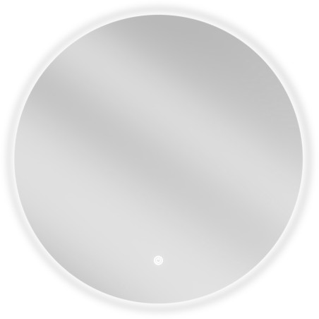 Mexen Erg miroir de salle de bain éclairé, rond 60 cm, LED 6000K, antibuée - 9823-060-060-611-00