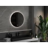 Mexen Erg miroir de salle de bain éclairé, rond 70 cm, LED 6000K, anti-buée - 9823-070-070-611-00