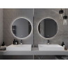 Mexen Erg miroir de salle de bain éclairé, rond 70 cm, LED 6000K, anti-buée - 9823-070-070-611-00