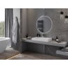 Mexen Erg miroir de salle de bain éclairé, rond 80 cm, LED 6000K, anti-buée - 9823-080-080-611-00