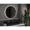 Mexen Erg miroir de salle de bain éclairé, rond 90 cm, LED 6000K, anti-buée - 9823-090-090-611-00