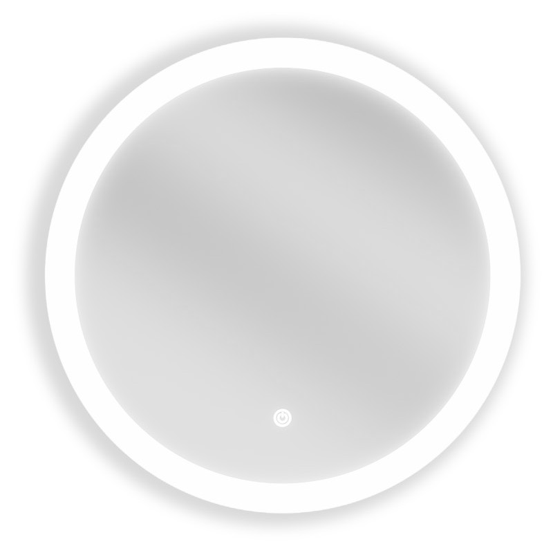 Mexen Oro miroir de salle de bain éclairé, rond 50 cm, LED 6000K, anti-buée - 9824-050-050-611-00