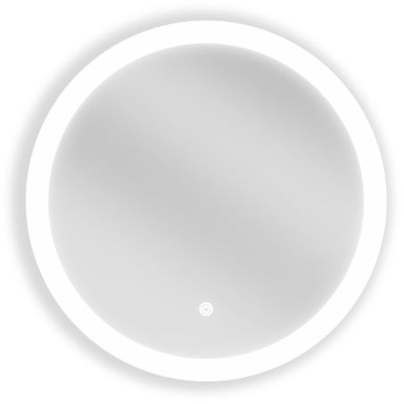 Mexen Oro miroir de salle de bain éclairé, rond 50 cm, LED 6000K, anti-buée - 9824-050-050-611-00