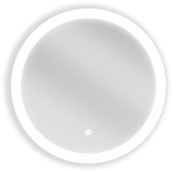 Mexen Oro miroir de salle de bain éclairé, rond 50 cm, LED 6000K, antibuée - 9824-050-050-611-00