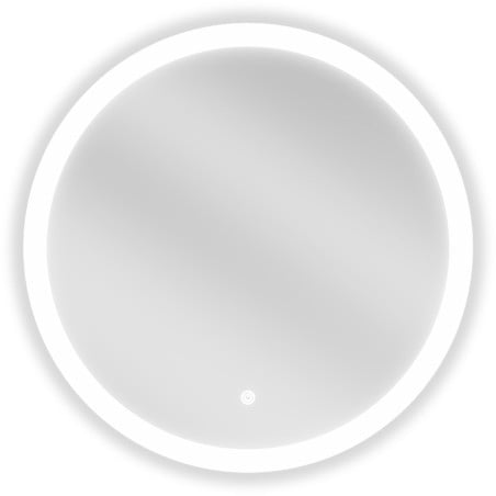 Mexen Oro miroir de salle de bain éclairé, rond 60 cm, LED 6000K, anti-buée - 9824-060-060-611-00