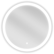 Mexen Oro miroir de salle de bain éclairé, rond 60 cm, LED 6000K, anti-buée - 9824-060-060-611-00