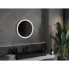 Mexen Oro miroir de salle de bain éclairé, rond 60 cm, LED 6000K, anti-buée - 9824-060-060-611-00