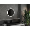 Mexen Oro miroir de salle de bain rétroéclairé, rond 60 cm, LED 6000K, antibuée - 9824-060-060-611-00