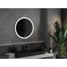 Mexen Oro miroir de salle de bain éclairé, rond 70 cm, LED 6000K, antibuée - 9824-070-070-611-00