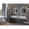 Mexen Oro miroir de salle de bain éclairé, rond 70 cm, LED 6000K, antibuée - 9824-070-070-611-00